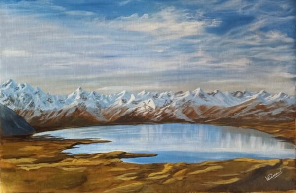 The Silence of Snow-Capped Mountains / Whispers of the High Lake