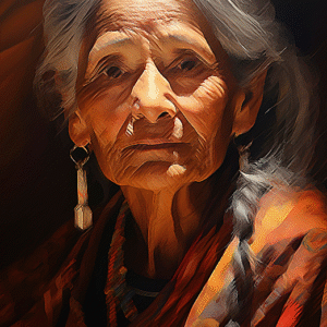 Old Women Portrait